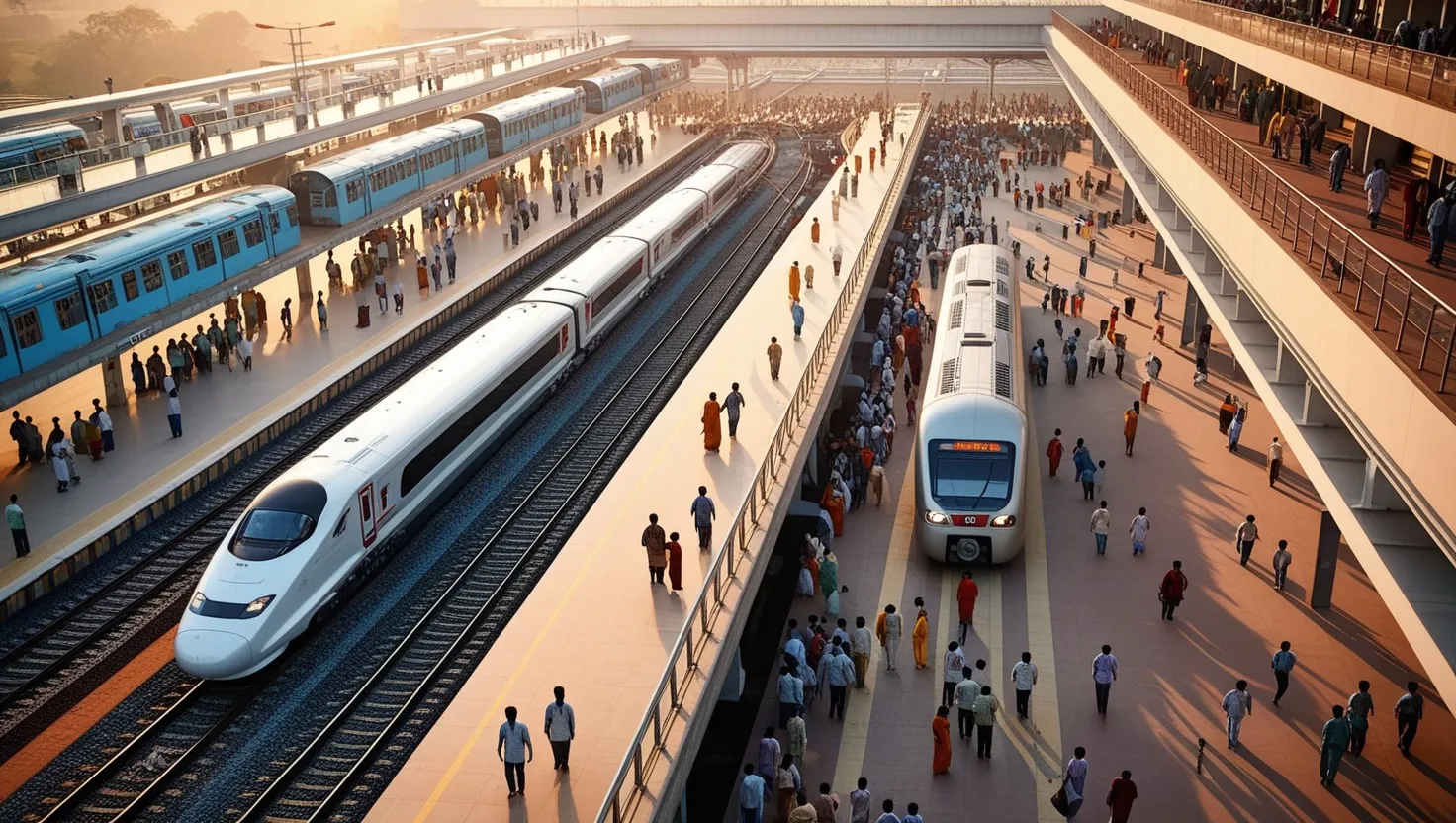 India's Rail Revolution: 5 Real Changes Making Daily Commutes Faster and Less Painful
